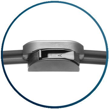 Conector CNX10 da Linha Exact VClean, detalhe do encaixe