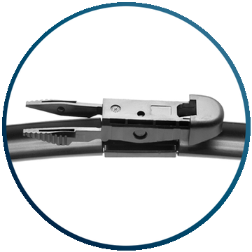 Conector CNX2 da Linha Exact VClean, detalhe do encaixe