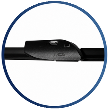 Conector CNX25 da Linha Exact VClean, detalhe do encaixe