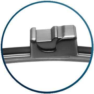 Conector CNX3 da Linha Exact VClean, detalhe do encaixe